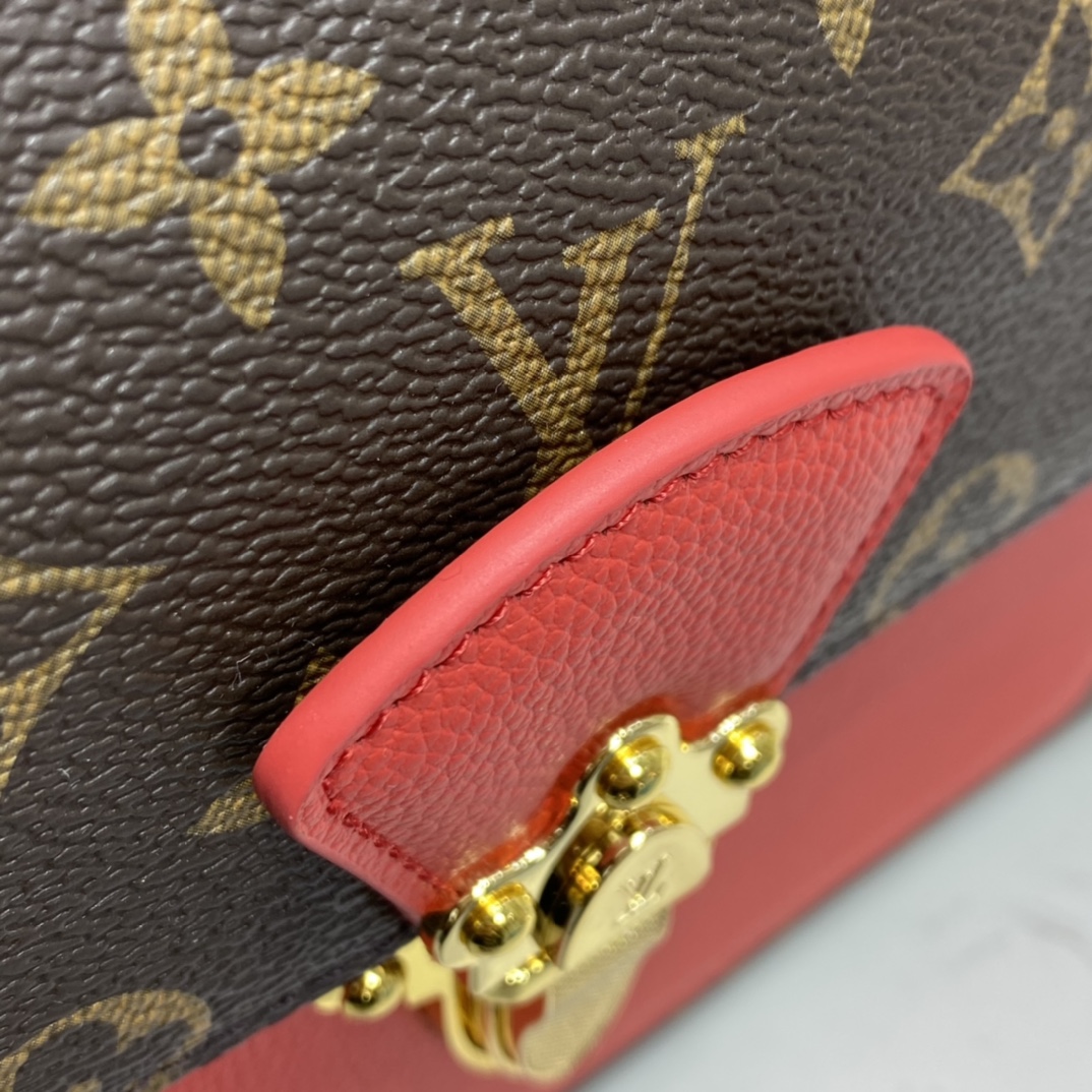 Louis Vuitton VICTOIRE Handbag Monogram M41731 Cerise Red